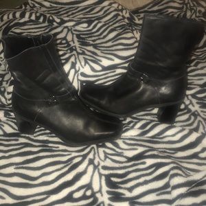 Black ankle bootie